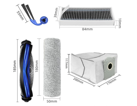 Zestawy akcesoriów do Ecovacs Deebot X9 pro Omni/X9 pro Robot Vacuum