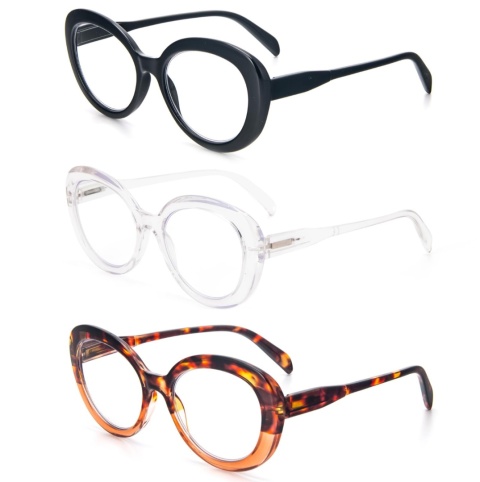 1,5+ Okulary do czytania KoKoBin 3szt retro filtr światła niebieskiego