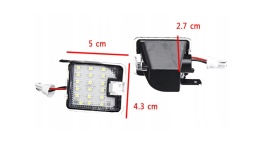 2x Lampki LED pod lusterka Ford Kuga 2008–2012 CANBUS komplet