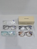 5 szt Okulary 2,5+ do czytania CCVOO filtr światła niebieskiego unisex