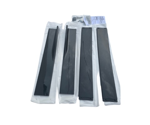 Splitter zderzaka przód uniwersalny BODY KIT czarny połysk