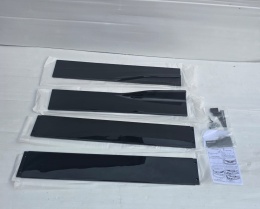 Splitter zderzaka przód uniwersalny BODY KIT czarny połysk