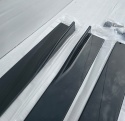 Splitter zderzaka przód uniwersalny BODY KIT czarny połysk