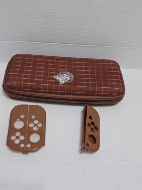 Etui na Nintendo Switch / Switch Lite brązowe pokrowiec