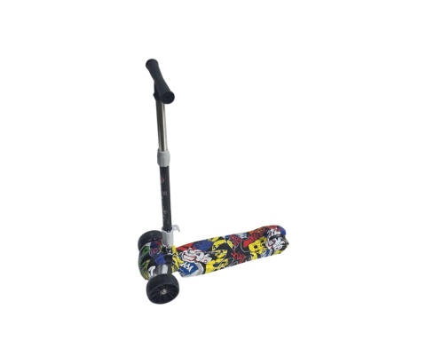 Hulajnoga dziecięca T-go składana graffiti regulowana 3 koła do 50kg.