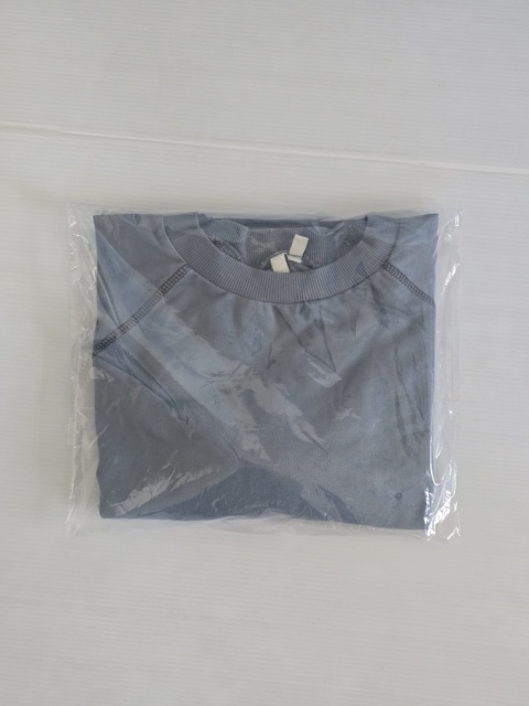 Krótka bluza Rozmiar XL NLY Trend by Nelly szara 100% bawełna crop top