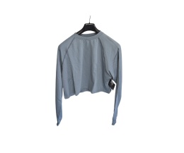 Krótka bluza Rozmiar XL NLY Trend by Nelly szara 100% bawełna crop top