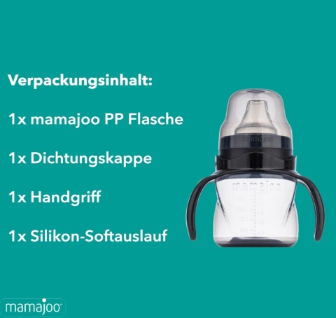 Kubek dla dzieci niemowląt Mamajoo 160ml antykolkowy szczelny 6m+