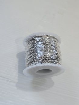 Łańcuszek kulkowy ze stali nierdzewnej 2,2 mm 30 m do rękodzieła