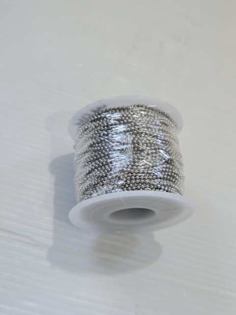 Łańcuszek kulkowy ze stali nierdzewnej 2,2 mm 30 m do rękodzieła