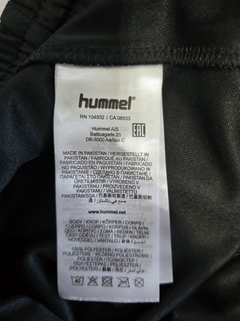 Męskie Spodenki sportowe Hummel M czarne treningowe szybkoschnące