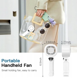Mini wentylator ręczny USB 3000mAh wyświetlacz 3 prędkości