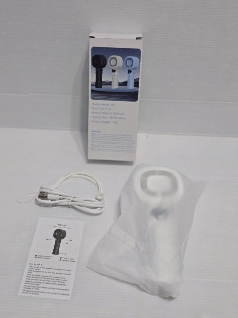 Mini wentylator ręczny USB 3000mAh wyświetlacz 3 prędkości