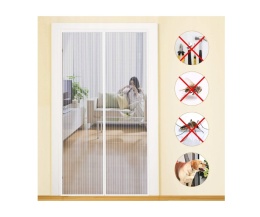 Moskitiera Magnetyczna 120x240 na drzwi balkonowe, wejściowe siatka