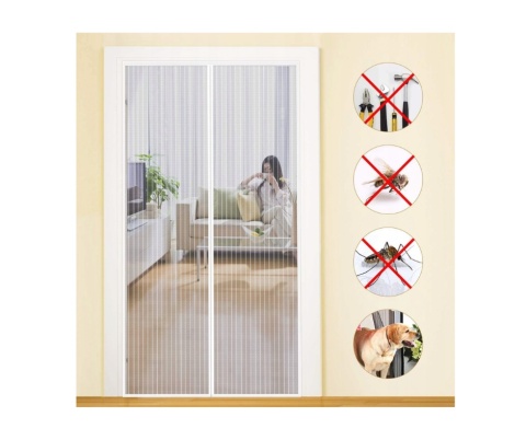 Moskitiera Magnetyczna 120x240 na drzwi balkonowe, wejściowe siatka