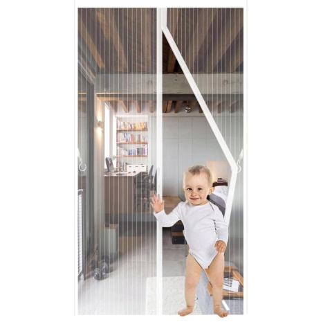 Moskitiera Magnetyczna 120x240 na drzwi balkonowe, wejściowe siatka