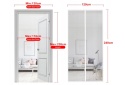 Moskitiera Magnetyczna 120x240 na drzwi balkonowe, wejściowe siatka