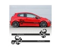 Naklejki Abarth Fiat Punto Grande Punto Evo pasy boczne sport x 2szt.