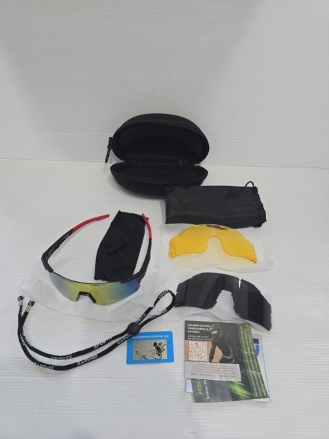 Okulary rowerowe Winyoher polaryzacyjne UV400 sportowe zestaw