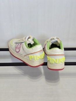 PINKO Sneakersy Damskie 36 Skórzane Kolorowe Streetwear