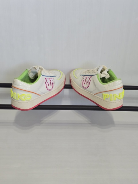 PINKO Sneakersy Damskie 36 Skórzane Kolorowe Streetwear