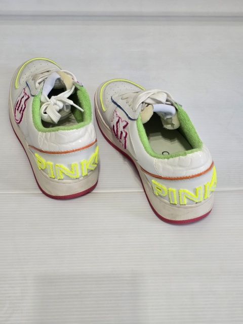 PINKO Sneakersy Damskie 36 Skórzane Kolorowe Streetwear