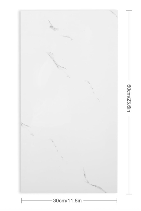 Panele ścienne marmur PVC 7,2m2 samoprzylepne 40szt. 60x30cm.