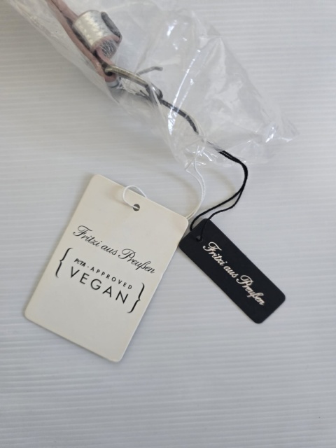 Pasek damski Fritzi aus Preußen dwustronny vegan srebro róż