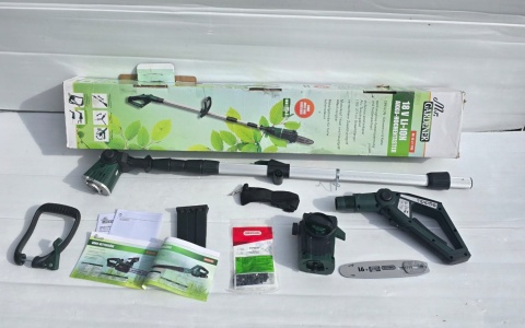 Piła łańcuchowa AKU do gałęzi wysięgnik,HA 18 Li T PXC, teleskop